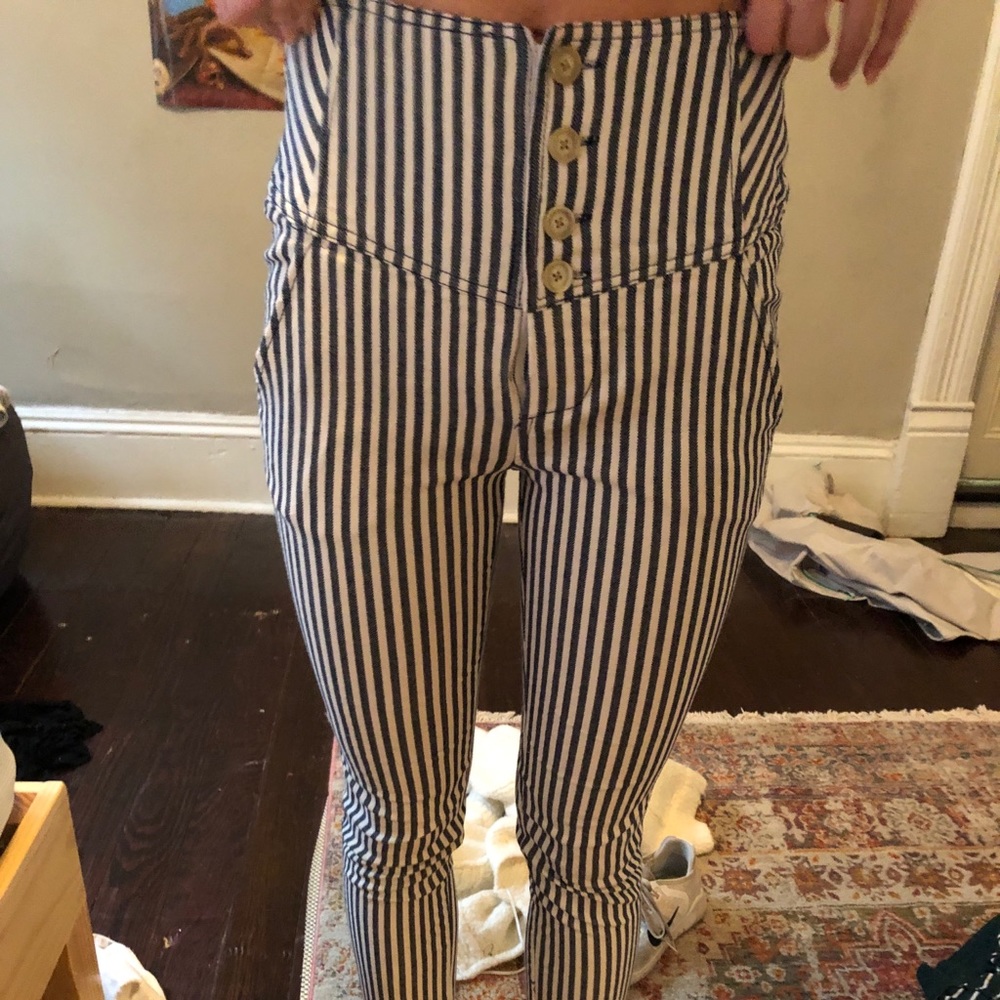 STRIPPED PANTS main image 1